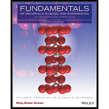 Fundamentals of Materials Science and Engineering - Wileyplus - 5th Edition - by Callister - ISBN 9781119127611