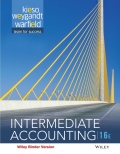 Intermediate Accounting (sixteenth Edition). - 16th Edition - by D.,  J. Weygandt,  And T. Warfield Kieso - ISBN 9781119175117