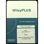 HEART MATHEMATICS WILEY PLUS BB ACCESS - 15th Edition - by Burger - ISBN 9781119193173