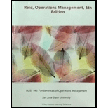 BUS5 140: Fundamentals of Operations Management - 6th Edition - by Nada R. Sanders, R. Dan Reid - ISBN 9781119264224