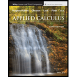 APPLIED CALCULUS-PRINT COMPANION (LL) - 6th Edition - by Hughes-Hallett - ISBN 9781119275565