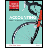 ACCOUNTING TOOLS FOR BUSINESS >ISU< >I - 6th Edition - by Kimmel - ISBN 9781119333678