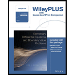 Elementary Differential Equations and Boundary Value Problems, 11e WileyPLUS Registration Card + Loose-leaf Print Companion - 11th Edition - by William E. Boyce, Richard C. DiPrima - ISBN 9781119336617