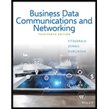 Sc Business Data Communications and Networking, Thirteenth Edition Student Choice Print on Demand - 13th Edition - by FITZGERALD - ISBN 9781119368830