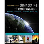 Fundamentals Of Engineering Thermodynamics, 9e