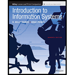 Introduction to Information Systems, 7e WileyPLUS + Loose-leaf - 7th Edition - by R. Kelly Rainer, Brad Prince - ISBN 9781119403500