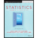 Statistics - Unlocking The Power Of Data - Second Edition - 2nd Edition - by Lock, Robin H.; Lock, Patti Frazer; Morgan, Kari Lock - ISBN 9781119444268