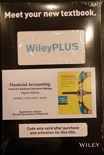 Access Code For Financial Accounting 8th Edition - 8th Edition - by Kimmel - ISBN 9781119491071