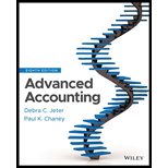ADVANCED ACCOUNTING - 8th Edition - by JETER - ISBN 9781119794653