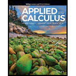 Applied Calculus - 7th Edition - by Hughes-Hallett,  Deborah, Gleason,  Andrew M., FLATH,  Daniel E., Lock,  Patti Frazer, GORDON,  Sheldon P., LOMEN,  David O., Lovelock,  David, McCallum,  William G., Osgood,  Brad G., Pasquale,  Andrew, Tecosky-Feldman,  Jeff, Thrash,  Joseph, RHEA,  Karen R., Tucker,  Thomas W. - ISBN 9781119799061