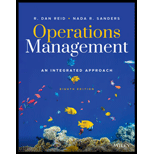 OPERATIONS MANAGEMENT (LOOSELEAF) - 8th Edition - by Reid - ISBN 9781119905523