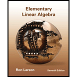Elementary Linear Algebra - 7th Edition - by Larson, Ron - ISBN 9781133111320