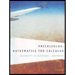 Custom Precalculus: Mathematics for Calculus - 11th Edition - by Stewart - ISBN 9781133359296