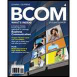 Bcom (with Coursemate Printed Access Card) (engaging 4ltr Press Titles For Communication) - 4th Edition - by Carol M. Lehman, Debbie D. DuFrene - ISBN 9781133372431