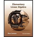 ELEMENTARY LINEAR ALGEBRA-W/WEBASSIGN - 7th Edition - by Larson - ISBN 9781133539483
