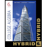 College Algebra, Hybrid (with Webassign With Ebook Loe Printed Access Card For Single-term Math And Science) - 6th Edition - by James Stewart, Lothar Redlin, Saleem Watson - ISBN 9781133600435