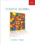 EBK COLLEGE ALGEBRA - 11th Edition - by Hughes - ISBN 9781133710219
