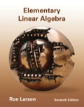 EBK ELEMENTARY LINEAR ALGEBRA - 7th Edition - by Larson - ISBN 9781133710813