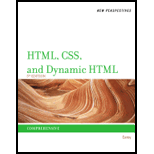 New Perspectives On Html, Css, And Dynamic Html - 5th Edition - by Patrick M. Carey - ISBN 9781133712312