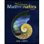 Nature of Mathematics (MindTap Course List) - 13th Edition - by karl J. smith - ISBN 9781133947257