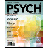 PSYCH (with CourseMate Printed Access Card) - 3rd Edition - by Spencer A. Rathus - ISBN 9781133960805