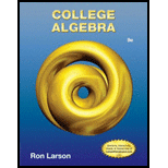 College Algebra - 9th Edition - by Ron Larson - ISBN 9781133963028