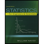 Statistics for Engineers and Scientists - With Access - 4th Edition - by Navidi - ISBN 9781259275975