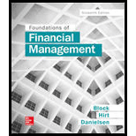 Foundations of Financial Management - 16th Edition - by Stanley B. Block, Geoffrey A. Hirt, Bartley Danielsen - ISBN 9781259277160