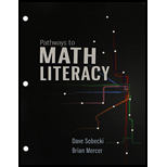 Pathways to Math Literacy with 18 Week ALEKS Access Card