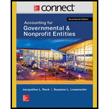 Connect Access Card for Accounting for Governmental & Nonprofit Entities - 17th Edition - by Reck James E. Rooks Distinguished Professor, Jacqueline L.; Lowensohn, Suzanne; Wilson, Earl R - ISBN 9781259294921