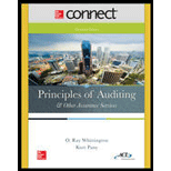 Connect 2 Semester Access Card for Principles of Auditing & Other Assurance Services - 20th Edition - by Ray Whittington; Kurt Pany - ISBN 9781259295430