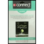 Connect Access Card For College Algebra-2nd Ed