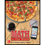 Math in Our World with Connect hosted by ALEKS Access Card - 3rd Edition - by David Sobecki Professor, Allan G. Bluman - ISBN 9781259304842