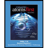 Chemistry: Atoms First Approach (Looseleaf) - Volume 1 - Text Only (Custom) - 2nd Edition - by Burdge - ISBN 9781259327957