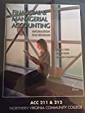 Financial & Managerial Accounting: Information for Decisions w Access Card, 5th edition, ACC 211 & 212, Northern Virginia Community College