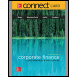 Connect Access for Corporate Finance Core - 5th Edition - by Stephen A. Ross - ISBN 9781259354403