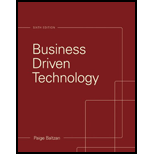 Loose Leaf For Business Driven Technology