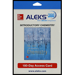 Aleks 360 Access Card 1 Semester For Introductory Chemistry