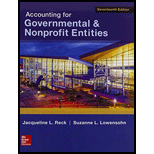 Accounting for Governmental & Nonprofit Entities w/Connect - 17th Edition - by RECK - ISBN 9781259602153