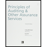 Loose-Leaf for Principles of Auditing & Other Assurance Services with Connect - 20th Edition - by Ray Whittington - ISBN 9781259619038
