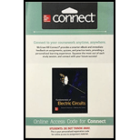 Fundamentals Of Elec...-connect Access - 6th Edition - by Matthew;alexander , Charles Sadiku - ISBN 9781259657023