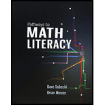 Pathways to Math Literacy (Loose Leaf) with Connect Math Hosted by ALEKS