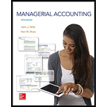 MANAGERIAL ACCOUNTING FUND. W/CONNECT - 5th Edition - by Wild - ISBN 9781259688713