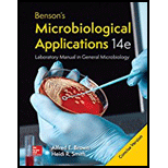 LooseLeaf Benson's Microbiological Applications Laboratory Manual-Concise Version - 14th Edition - by Alfred E Brown Ph.D., Heidi Smith - ISBN 9781259705236