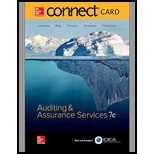 Connect Access Card for Auditing & Assurance Services - 7th Edition - by Timothy J Louwers, Allen Blay, David Sinason Associate Professor, Jerry R Strawser, Jay C. Thibodeau Associate Professor - ISBN 9781259731587