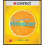 EXPERIENCE PSYCHOLOGY LL W/CONNECT+ - 3rd Edition - by King - ISBN 9781259824074