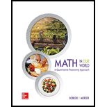 Looseleaf For Math In Our World: A Quantitative Reasoning Approach - 1st Edition - by David Sobecki Professor, Brian A. Mercer - ISBN 9781259827570