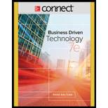 Connect with LearnSmart Access Card for Business Driven Technology - 7th Edition - by Paige Baltzan, Amy Phillips - ISBN 9781259852183
