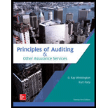 Principles Of Auditing & Other Assurance Services