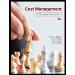 Cost Management - 8th Edition - by BLOCHER,  Edward - ISBN 9781259917028